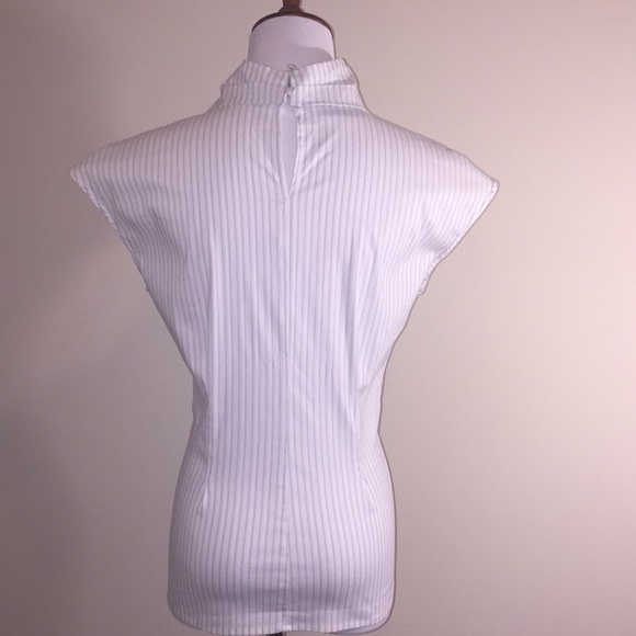 Alfani Rolled Collar Blouse - Picture 6 of 8